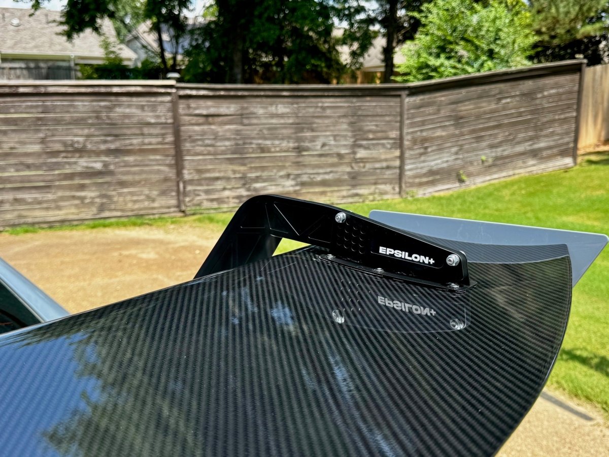 Epsilon+ [22-26 Civic Type R FL5] GT Wing - JDMuscleSpoiler and Wing Accessoriessku-42439352811564Carbon Fiber Motorsport (6lbs)Swan Mount (Set Height/CF Only)Knife Edged Scalloped