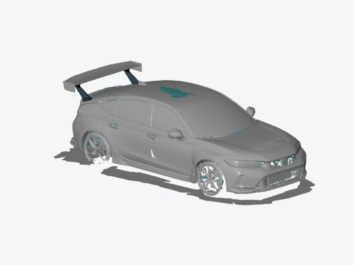 Epsilon+ [22-26 Civic Type R FL5] GT Wing - JDMuscleSpoiler and Wing Accessoriessku-42439352811564Carbon Fiber Motorsport (6lbs)Swan Mount (Set Height/CF Only)Knife Edged Scalloped