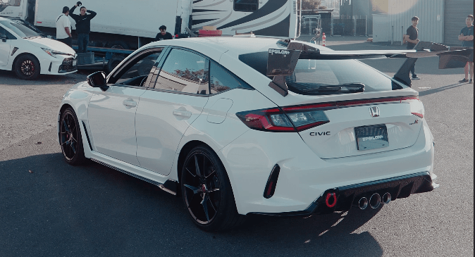 Epsilon+ [22-26 Civic Type R FL5] GT Wing - JDMuscleSpoiler and Wing Accessoriessku-42439352811564Carbon Fiber Motorsport (6lbs)Swan Mount (Set Height/CF Only)Knife Edged Scalloped