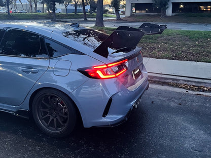 Epsilon+ [22-26 Civic Type R FL5] GT Wing - JDMuscleSpoiler and Wing Accessoriessku-42439352811564Carbon Fiber Motorsport (6lbs)Swan Mount (Set Height/CF Only)Knife Edged Scalloped