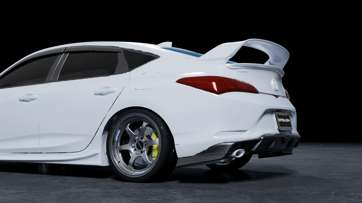 Epsilon+ [23-26 ACURA INTEGRA DE4] Rear Spats - JDMuscleFenderssku-42916747444268Polyurethane (Unpainted)OEM Stock (A)