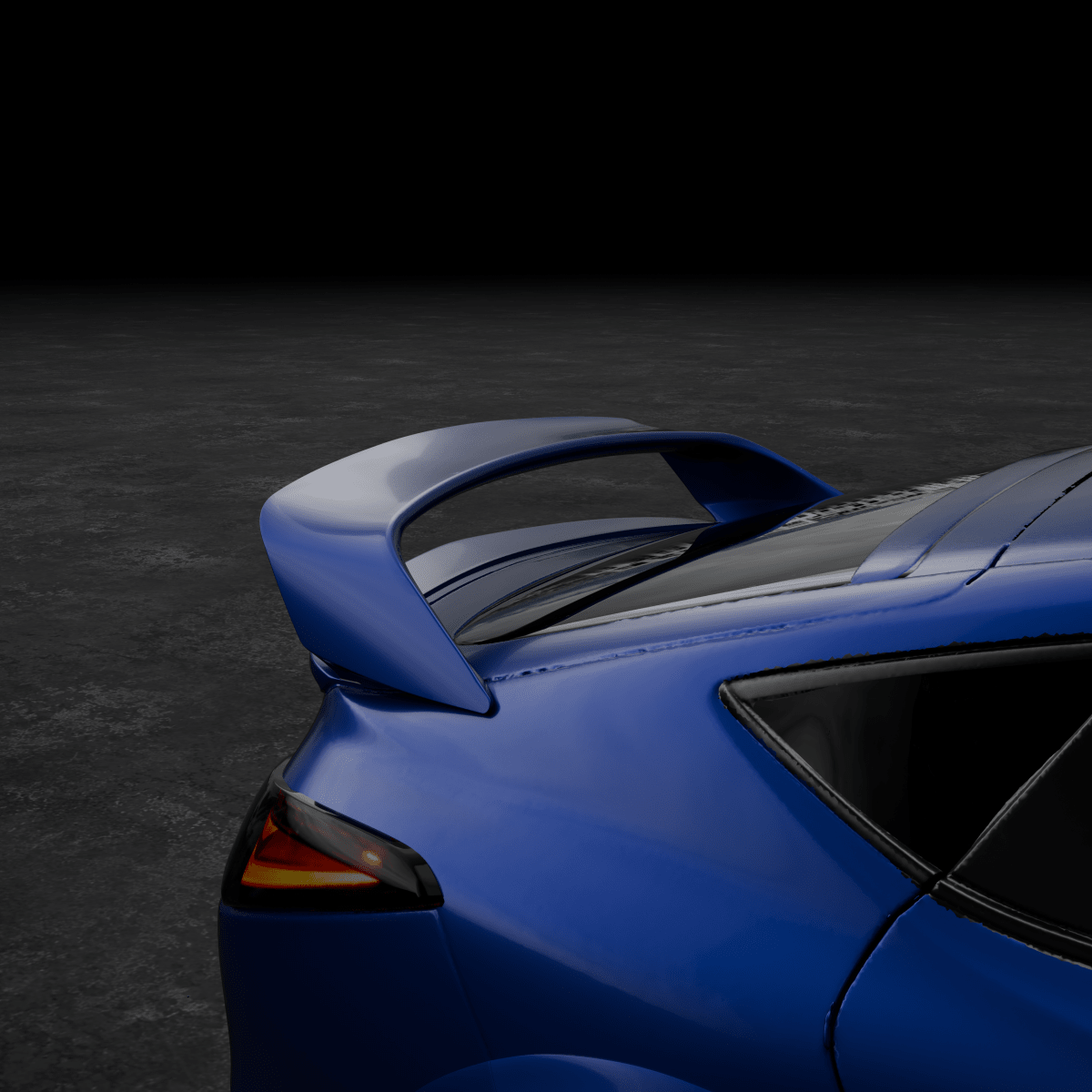 Epsilon+ [23-26 ACURA INTEGRA DE4/DE5] Sport Wing - JDMuscleSpoiler and Wing AccessoriesEPS-DE4-SWG-ABS-1Sport WingGeneric Gloss Black
