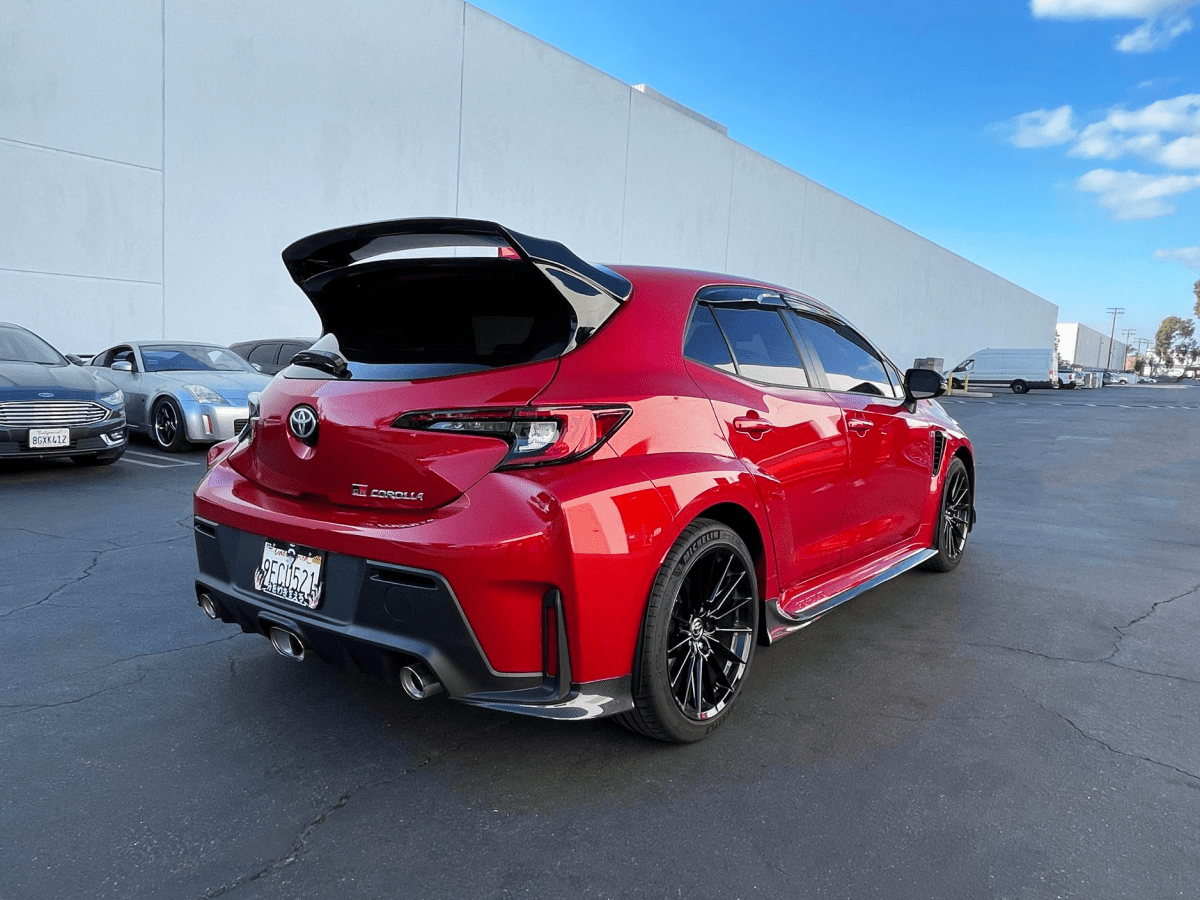 Epsilon+ [23-26 GR COROLLA E210] Rear Spats - JDMuscleBumpersTN010RWA－PUPolyurethane (Unpainted)
