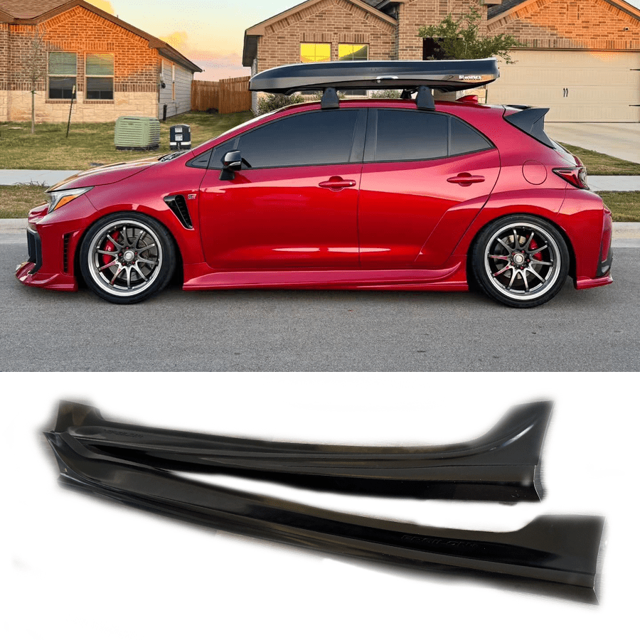 Epsilon+ [23-26 GR COROLLA E210] Side Skirts V2 - JDMuscleSide SkirtsEP-GRC-SSV2-PUPolyurethane (Unpainted)