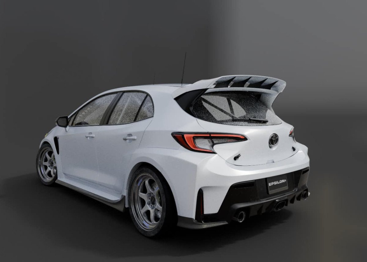 Epsilon+ [23-26 GR COROLLA E210] WRC Wing Strakes V2 - JDMuscleSpoilers and Wingssku-44012940754988ABS-GF Strakes (4X)