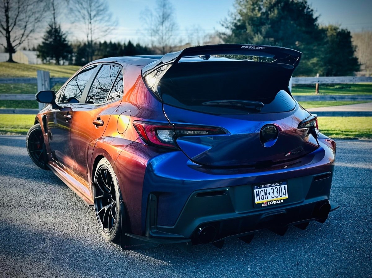 Epsilon+ [23-26 GR COROLLA E210] WRC Wing V3 - JDMuscleRear WingEP-GRC-WRC-ABS[BACKORDER] ABS (Gloss Black Finish)