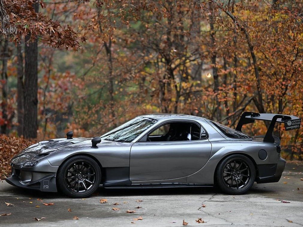 Epsilon+ [92-02 Mazda RX-7 FD] GT Wing - JDMuscleSpoiler and Wing Accessoriessku-40651272585260Carbon Fiber MotorsportSwan NeckKnife Edged Scalloped