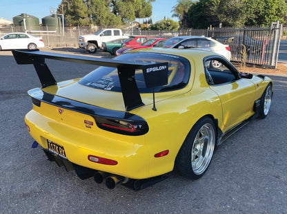 Epsilon+ [92-02 Mazda RX-7 FD] GT Wing - JDMuscleSpoiler and Wing Accessoriessku-40651272585260Carbon Fiber MotorsportSwan NeckKnife Edged Scalloped