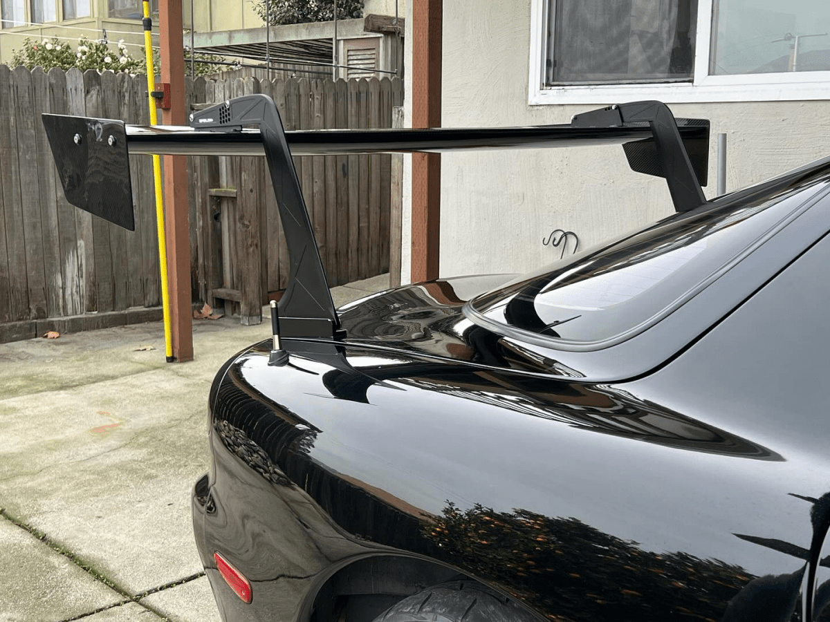 Epsilon+ [92-02 Mazda RX-7 FD] GT Wing - JDMuscleSpoiler and Wing Accessoriessku-40651272585260Carbon Fiber MotorsportSwan NeckKnife Edged Scalloped
