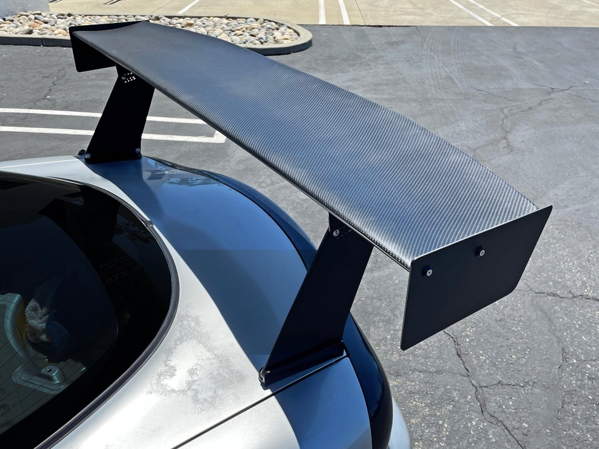 Epsilon+ [92-02 Mazda RX-7 FD] GT Wing - JDMuscleSpoiler and Wing Accessoriessku-40651272585260Carbon Fiber MotorsportSwan NeckKnife Edged Scalloped