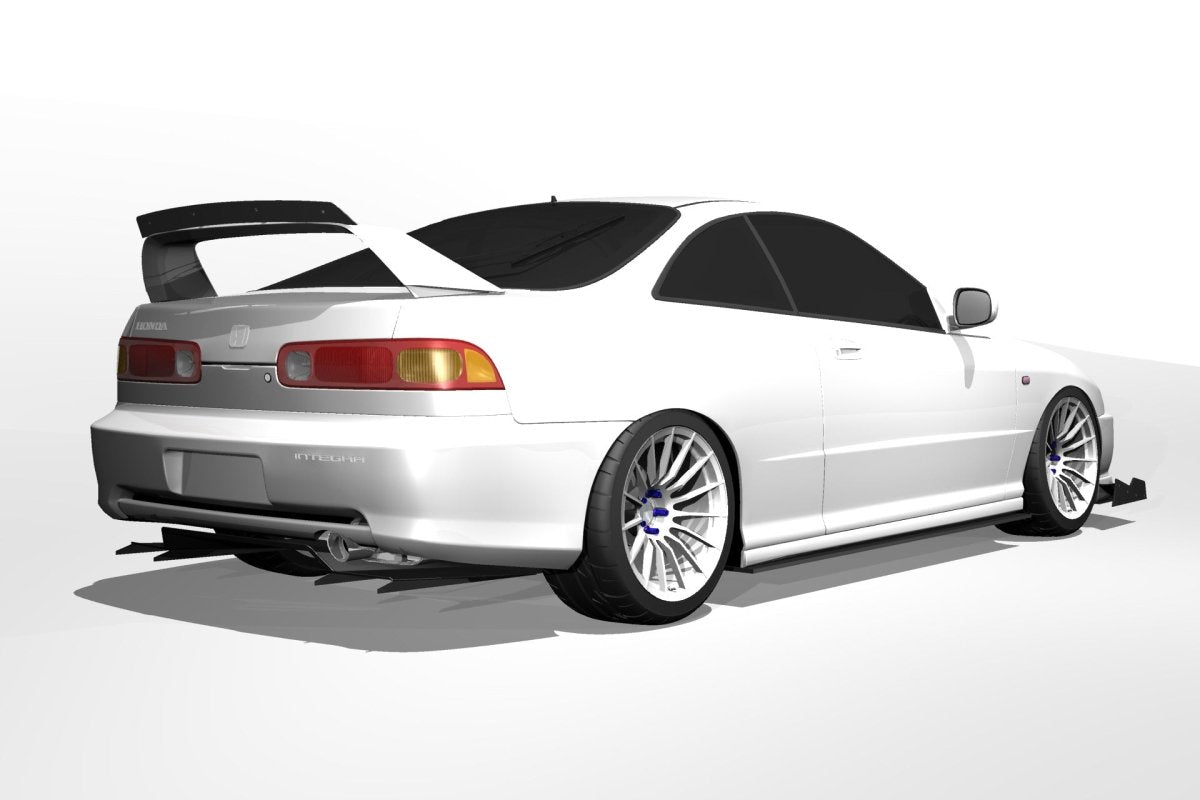 Epsilon+ [94-01 Acura Integra DC2/DC4] Diffuser V1+ - JDMuscleDiffusers and Vortex Generatorssku-40221325131820