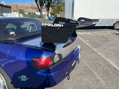 Epsilon+ [99-09 S2000 AP1/AP2] GT Wing - JDMuscleGT Wingsku-40217782222892Carbon Fiber Motorsport (6lbs)Swan Mount (Set Height)Standard Flat Sheet