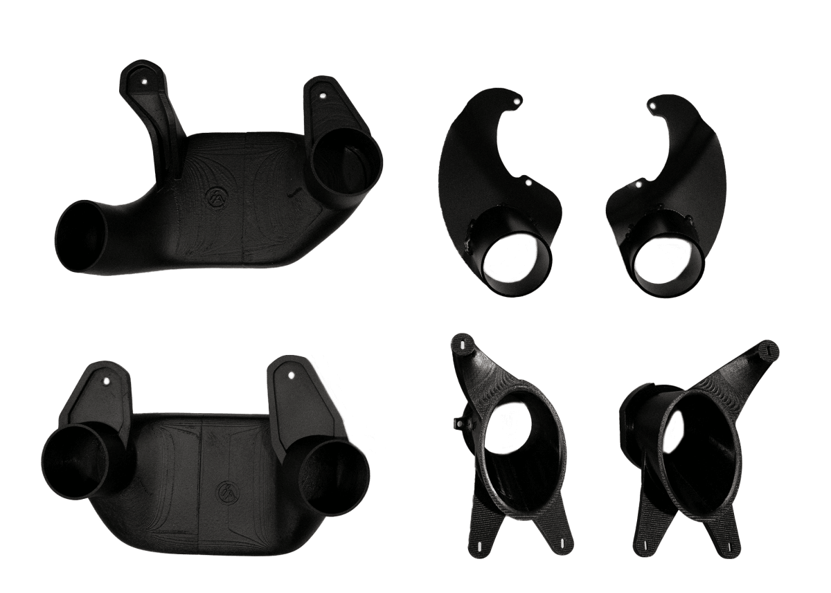 Epsilon+ Brake Duct Kit - Honda Civic Coupe (FG, 06-11) - JDMuscleBrake Ductsku-40814047002668Bumper Ducts ONLY