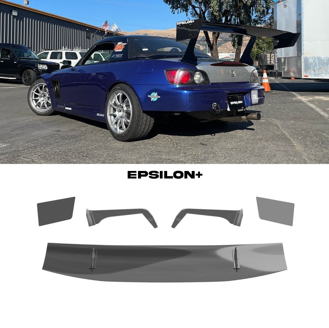 Epsilon+ [99-09 S2000 AP1/AP2] GT Wing