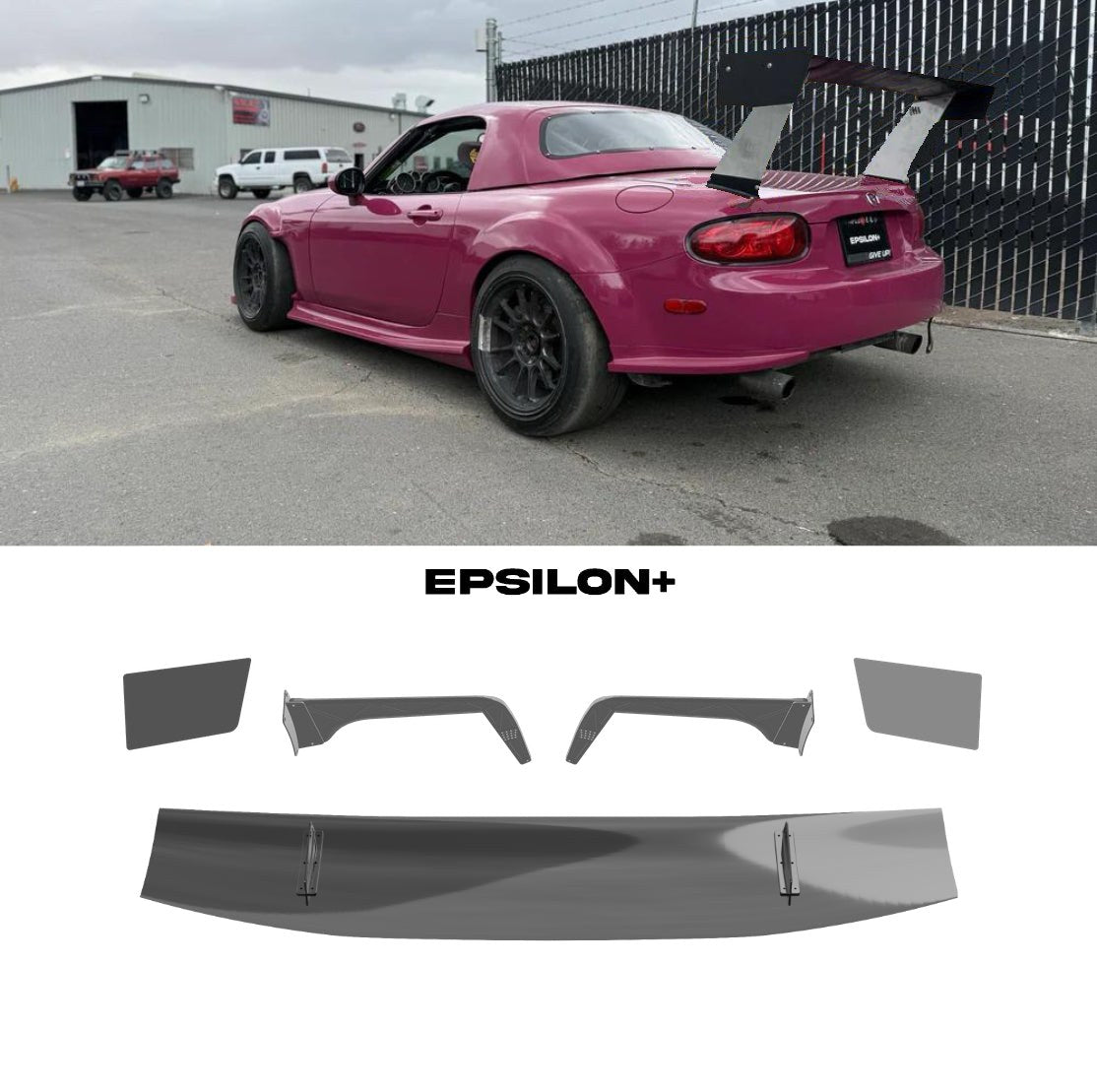 Epsilon+ [06-15 Mazda Miata MX-5 NC] GT Wing