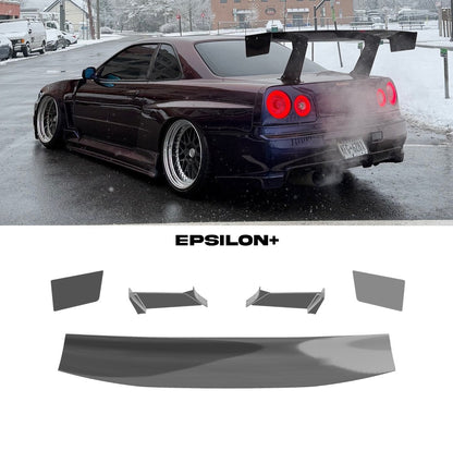Epsilon+ [99-02 Nissan R34 Coupe] GT Wing