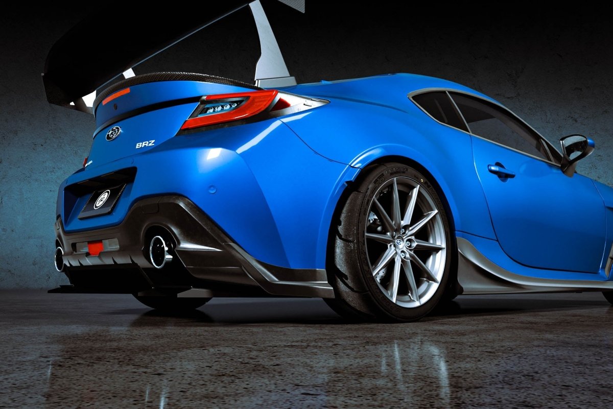 Epsilon+ Rear Spats - Subaru BRZ Toyota GR86 (ZN8, 2022+) - JDMuscleRear Lipssku-42677100347436Polyurethane (Unpainted)