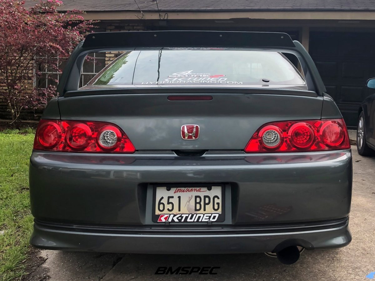 Epsilon+ Spoiler Extension – Acura RSX 02-06 (A-Spec wing) - JDMuscleExtension/Gurneysku-40294141198380ACMClear Anodized