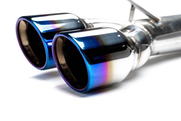 ETS [15 - 21 WRX/STI] Extreme Catback Exhaust Non Resonated Burnt Tips | 200 - 30 - EXH - 008 - JDMuscleCat Back Exhaust System200-30-EXH-008