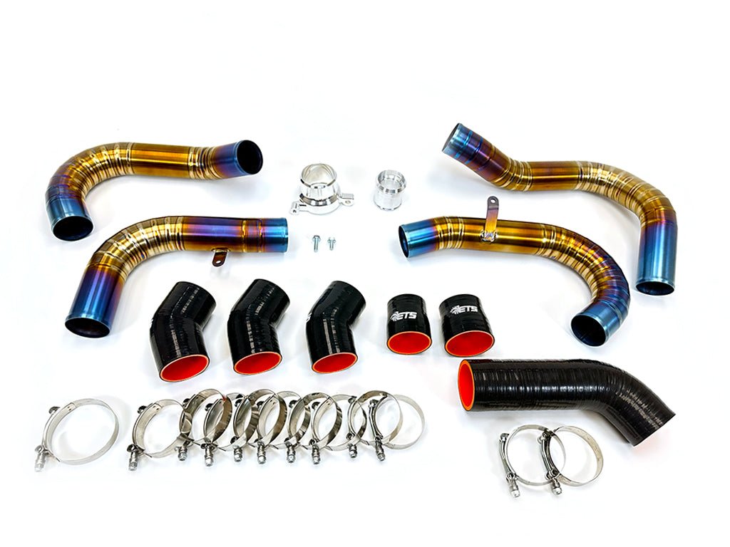 ETS [22 - 26 WRX] Front Mount Intercooler Piping Kit | 200 - 60 - ICP - JDMuscleIntercooler Piping KitsETS200-60-ICP-102Titanium - Spot Anodized (Burned)Stock Turbo