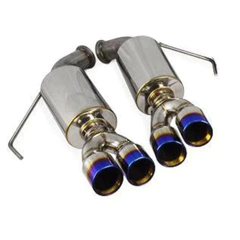 ETS 15-21 WRX/STI Catback Exhaust Rear Section Replacement Muffled w/ Polished Tips | 200-30-EXH-016