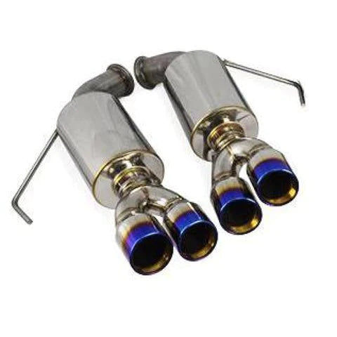 ETS 15-21 Subaru WRX/STI Catback Exhaust Rear Section Replacement Muffled w/ Polished Tips | 200-30-EXH-016