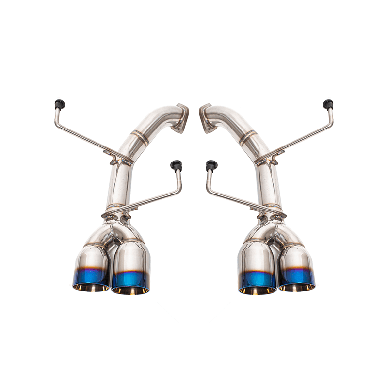 Extreme Online Store [11 - 14 WRX/STI] Muffler Delete Axle Back Quad Exhaust - JDMuscleAxle Back ExhaustsEXT-MD042-BTBlue Burnt Tips
