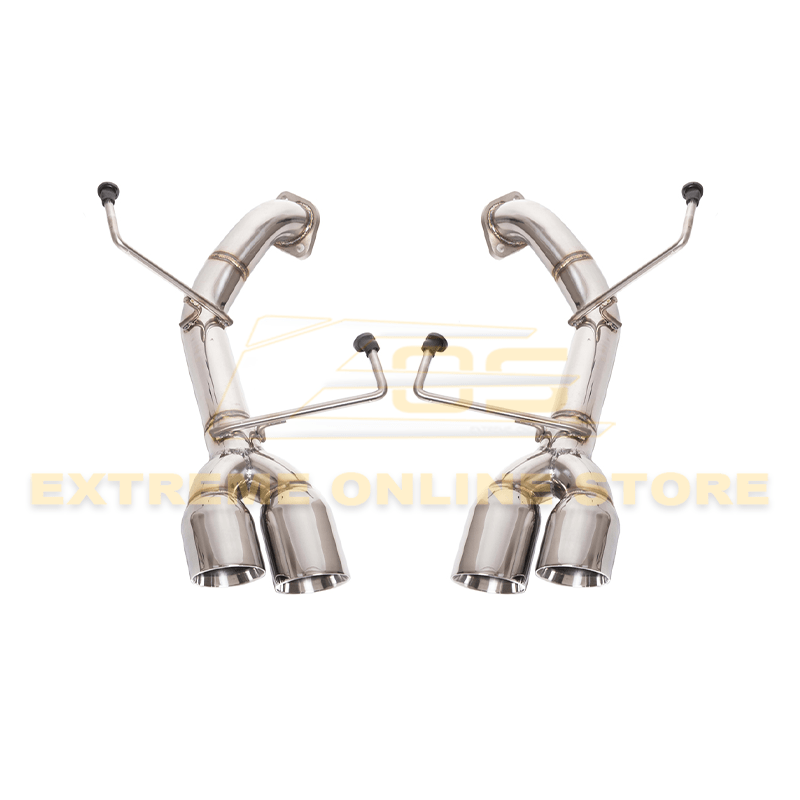 Extreme Online Store [11 - 14 WRX/STI] Muffler Delete Axle Back Quad Exhaust - JDMuscleAxle Back ExhaustsEXT-MD042Anodized Silver