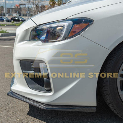Extreme Online Store 15 - 17 WRX / STi HT Style Front Splitter Lip Ground Effect - JDMuscleFront LipsFLIP-295-BKCFCarbon Fiber