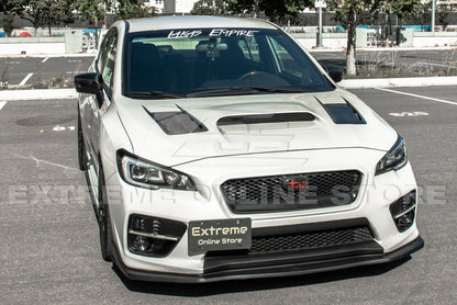 Extreme Online Store [15 - 17 WRX/STI] S207 Performance Front Splitter Lip - JDMuscleFront LipsFLIP-297-PUPrimer Black