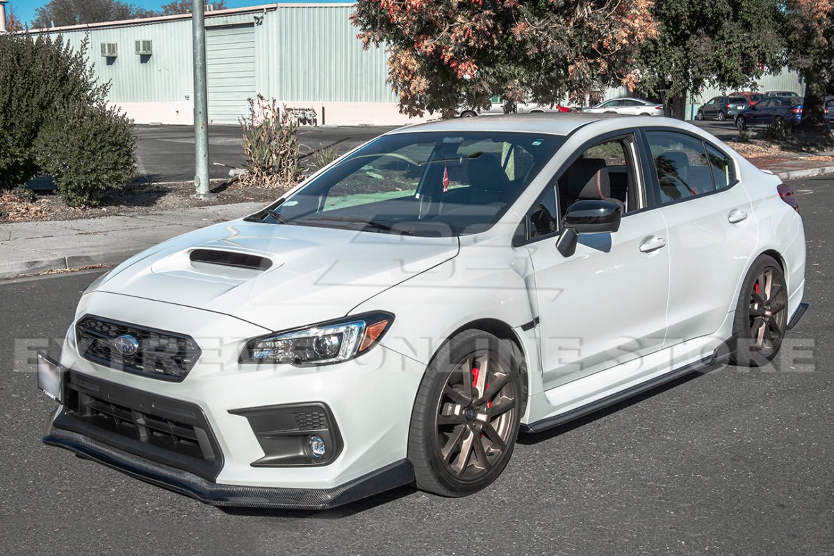 Extreme Online Store [15 - 17 WRX/STI] VRS Style Front Splitter Lip & Side Skirts - JDMuscleAerodynamic PackageFLIP-296-PU_SS-272-FRPPrimer Black