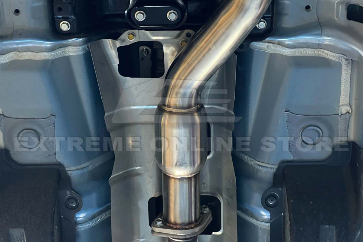 Extreme Online Store [15 - 21 WRX] High - Flow Cat J - Pipe Exhaust | EXT - JP032 - JDMuscleFront Pipes and Downpipes / J - PipesEXT-JP032