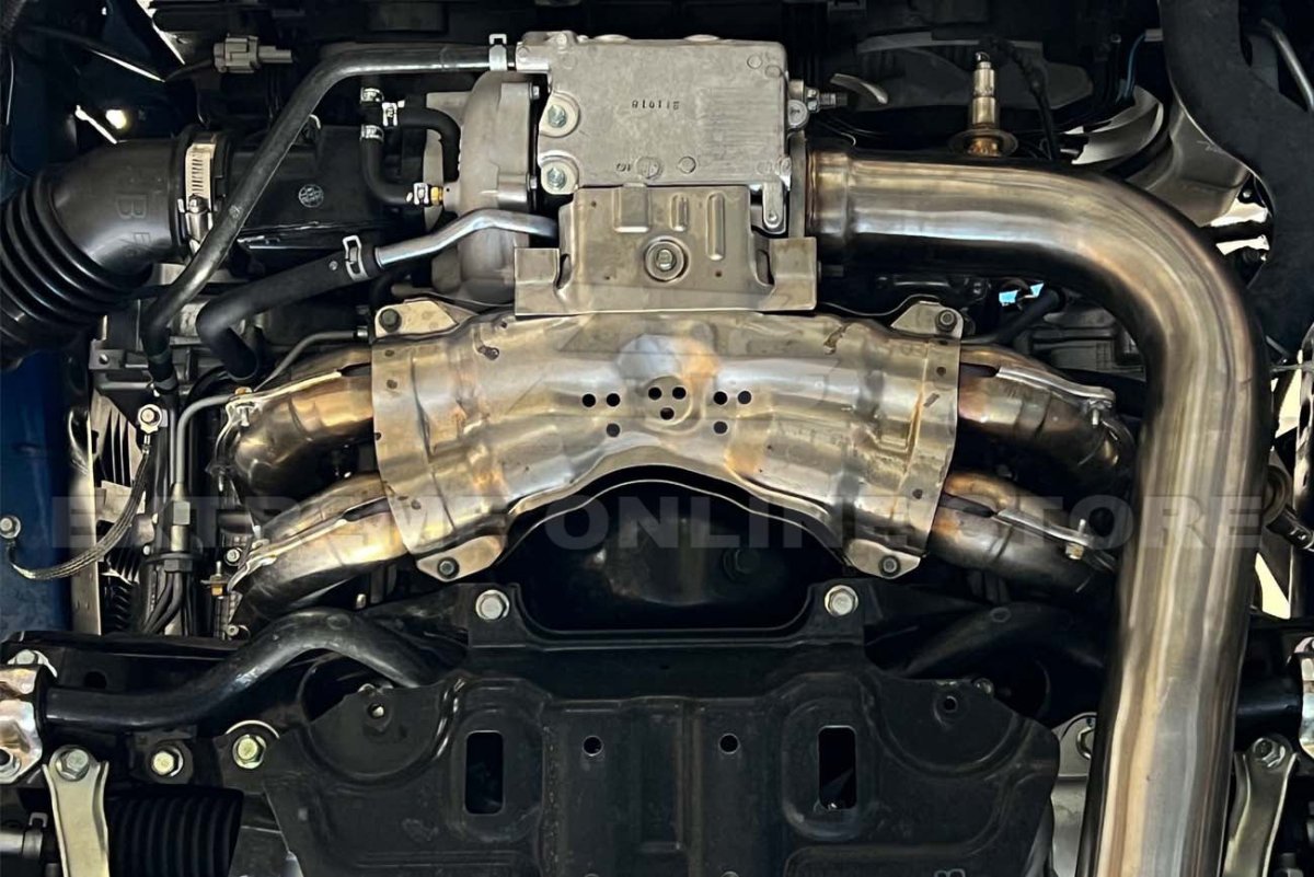 Extreme Online Store [15 - 21 WRX] High - Flow Cat J - Pipe Exhaust | EXT - JP032 - JDMuscleFront Pipes and Downpipes / J - PipesEXT-JP032