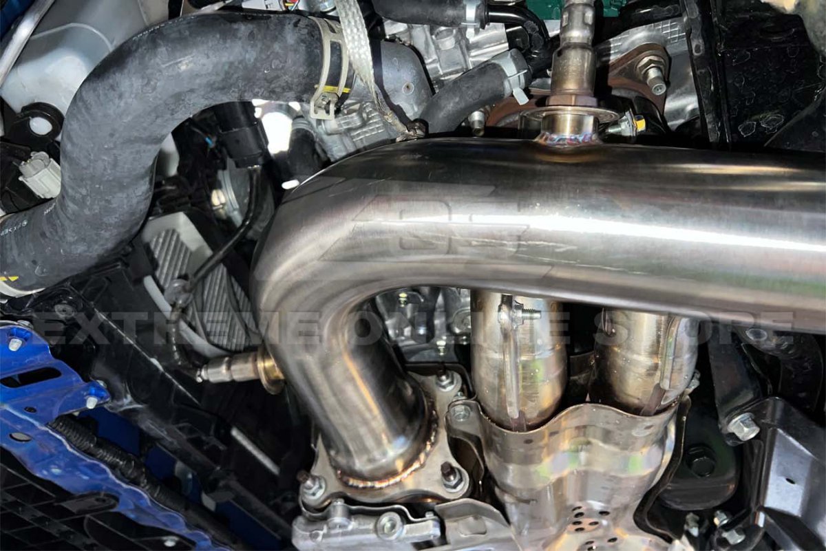 Extreme Online Store [15 - 21 WRX] High - Flow Cat J - Pipe Exhaust | EXT - JP032 - JDMuscleFront Pipes and Downpipes / J - PipesEXT-JP032