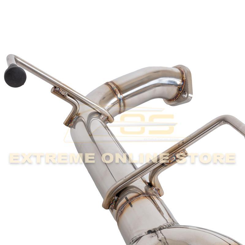 Extreme Online Store [15 - 21 WRX / STi] Axle Back Quad Burnt Tips Exhaust - JDMuscleAxle Back ExhaustsEXT-MD002-BTQuad Burnt Tips