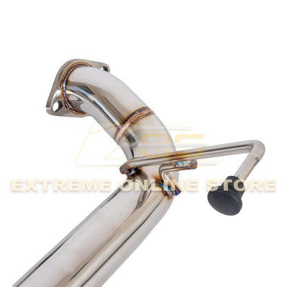 Extreme Online Store [15 - 21 WRX / STi] Axle Back Quad Burnt Tips Exhaust - JDMuscleAxle Back ExhaustsEXT-MD002-BTQuad Burnt Tips