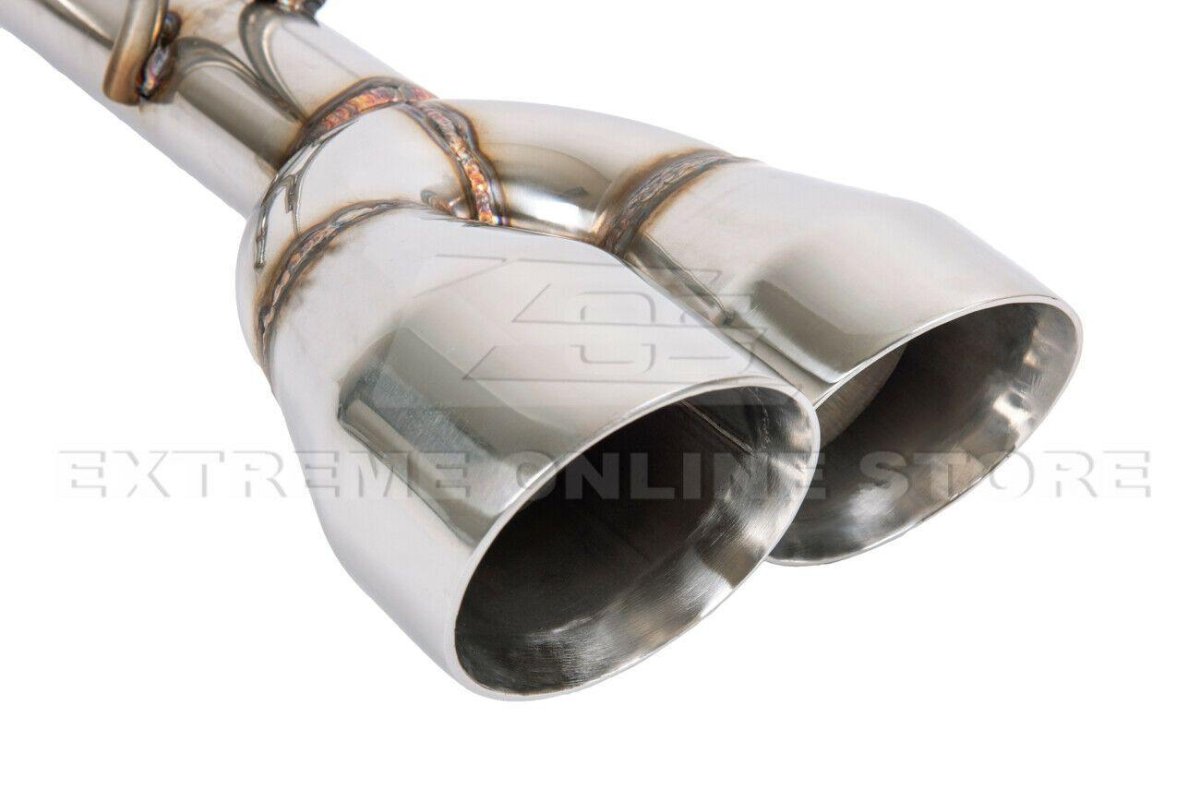 Extreme Online Store 15 - 21 WRX / STi Muffler Delete Axle Back 4 Inch Quad Tips Exhaust - JDMuscleAxle Back ExhaustsEXT-MD002Quad Tips Exhaust