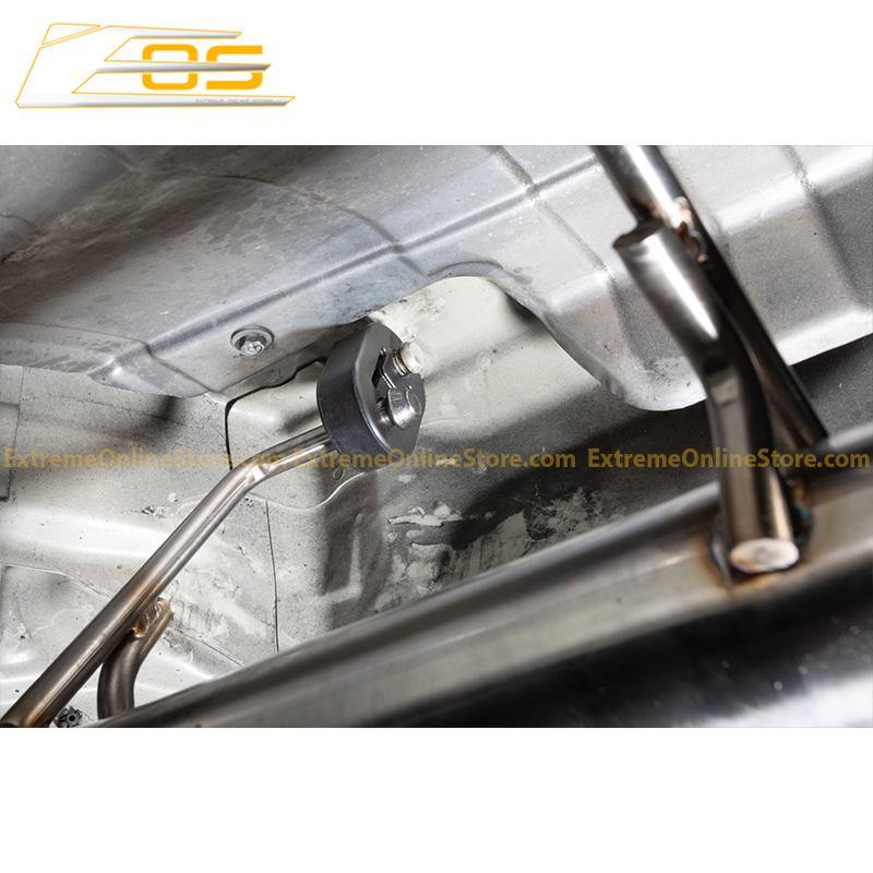 Extreme Online Store 15 - 21 WRX / STi Muffler Delete Axle Back 4 Inch Quad Tips Exhaust - JDMuscleAxle Back ExhaustsEXT-MD002Quad Tips Exhaust