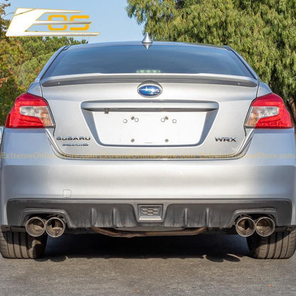 Extreme Online Store 15 - 21 WRX / STi Muffler Delete Axle Back 4 Inch Quad Tips Exhaust - JDMuscleAxle Back ExhaustsEXT-MD002Quad Tips Exhaust