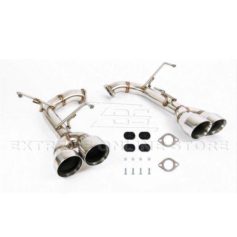 Extreme Online Store 15 - 21 WRX / STi Muffler Delete Axle Back 4 Inch Quad Tips Exhaust - JDMuscleAxle Back ExhaustsEXT-MD002Quad Tips Exhaust