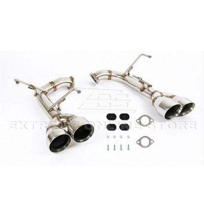 Extreme Online Store 15 - 21 WRX / STi Muffler Delete Axle Back 4 Inch Quad Tips Exhaust - JDMuscleAxle Back ExhaustsEXT-MD002Quad Tips Exhaust
