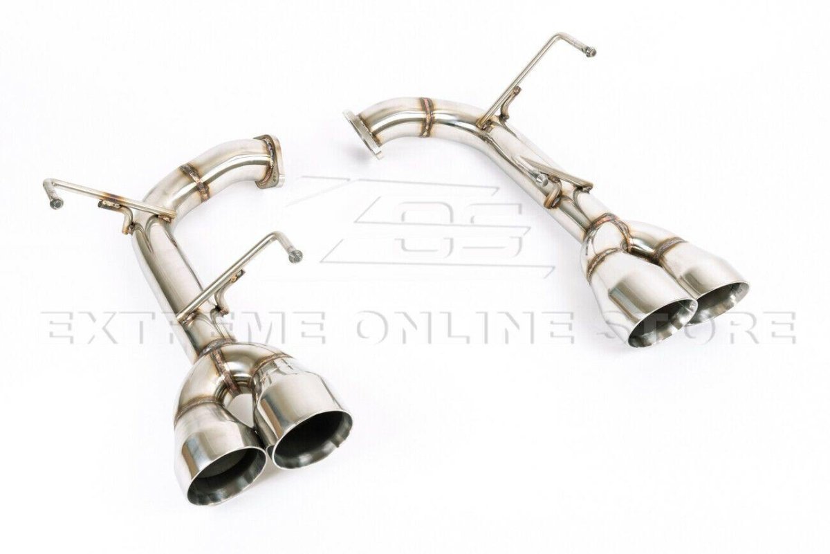 Extreme Online Store 15 - 21 WRX / STi Muffler Delete Axle Back 4 Inch Quad Tips Exhaust - JDMuscleAxle Back ExhaustsEXT-MD002Quad Tips Exhaust