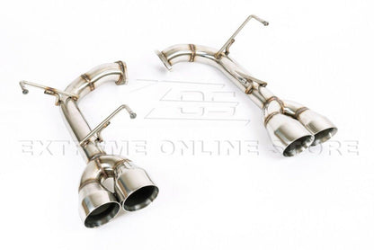 Extreme Online Store 15 - 21 WRX / STi Muffler Delete Axle Back 4 Inch Quad Tips Exhaust - JDMuscleAxle Back ExhaustsEXT-MD002Quad Tips Exhaust