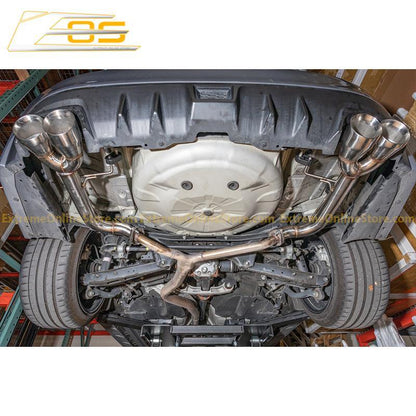 Extreme Online Store 15 - 21 WRX / STi Muffler Delete Axle Back 4 Inch Quad Tips Exhaust - JDMuscleAxle Back ExhaustsEXT-MD002Quad Tips Exhaust