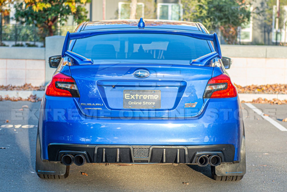 Extreme Online Store [15 - 21 WRX STI] Rear Lower Fin Diffuser - JDMuscleDiffusers and Vortex GeneratorsWRX20A-DIFF-CNHydro - Dipped Carbon Fiber
