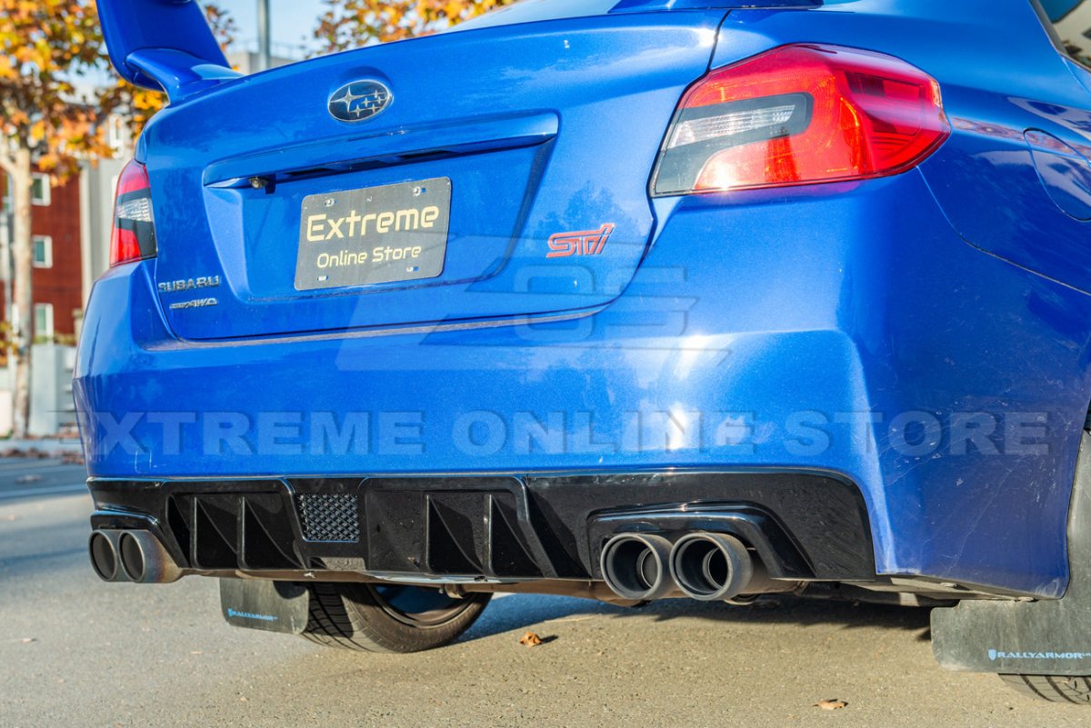 Extreme Online Store [15 - 21 WRX STI] Rear Lower Fin Diffuser - JDMuscleDiffusers and Vortex GeneratorsWRX20A-DIFF-GBGlossy Black