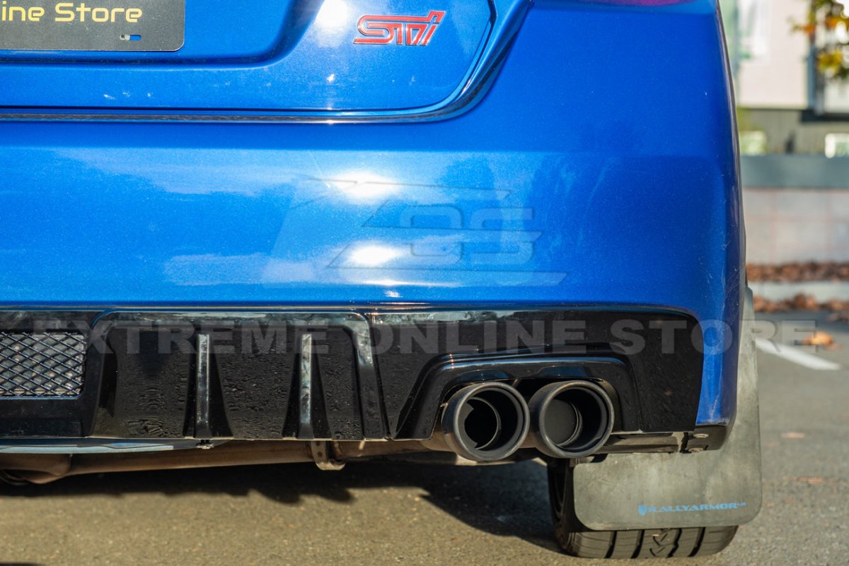 Extreme Online Store [15 - 21 WRX STI] Rear Lower Fin Diffuser - JDMuscleDiffusers and Vortex GeneratorsWRX20A-DIFF-GBGlossy Black