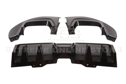 Extreme Online Store [15 - 21 WRX STI] Rear Lower Fin Diffuser - JDMuscleDiffusers and Vortex GeneratorsWRX20A-DIFF-GBGlossy Black