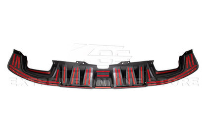 Extreme Online Store [15 - 21 WRX STI] Rear Lower Fin Diffuser - JDMuscleDiffusers and Vortex GeneratorsWRX20A-DIFF-CNHydro - Dipped Carbon Fiber