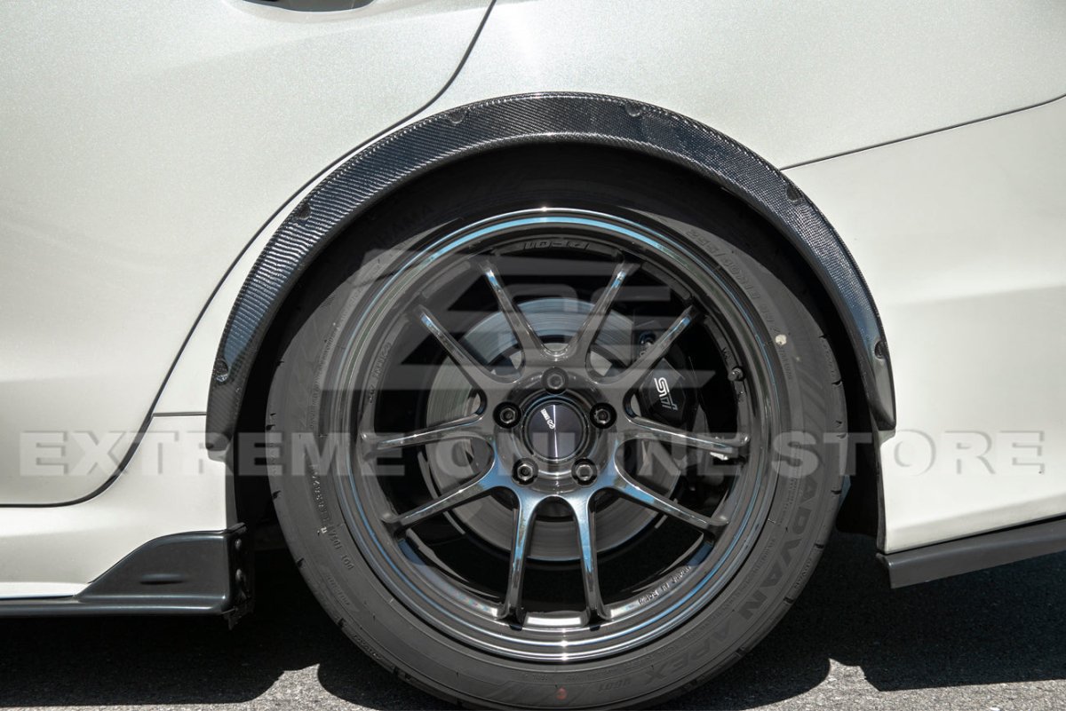 Extreme Online Store [15 - 21 WRX/STI] CS Package Fender Flares - JDMuscleFendersFENDER-320-BKCFCarbon Fiber2015 - 2017